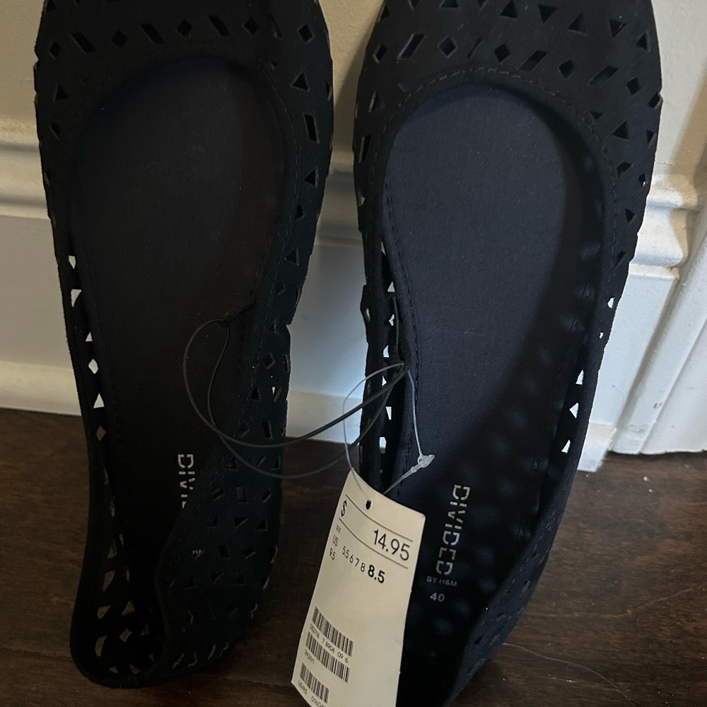 Brand new with tags H&M black shoes size 8.5/9